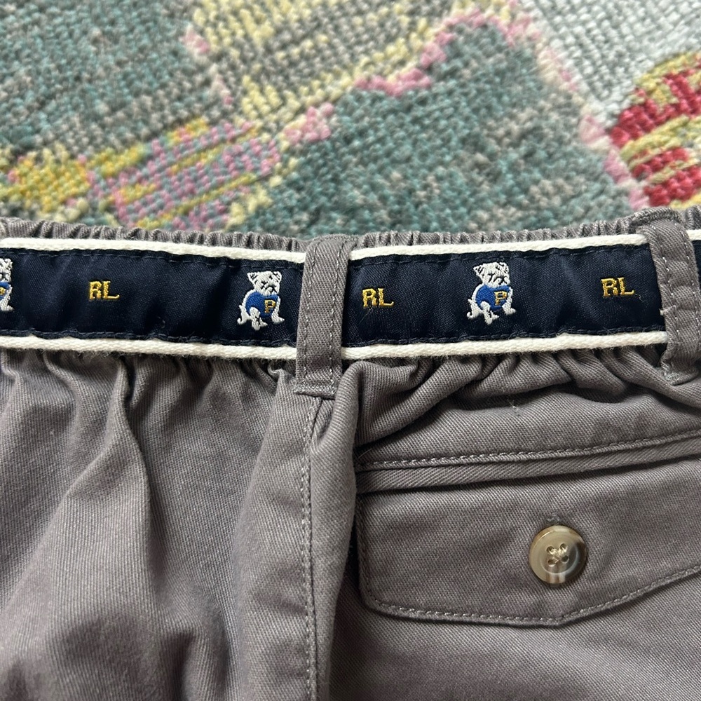Ralph Lauren toddler Dark Gray Elastic Waist Chinos with belt 24 months - Picture 6 of 6